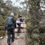 Walking on Dove Lake